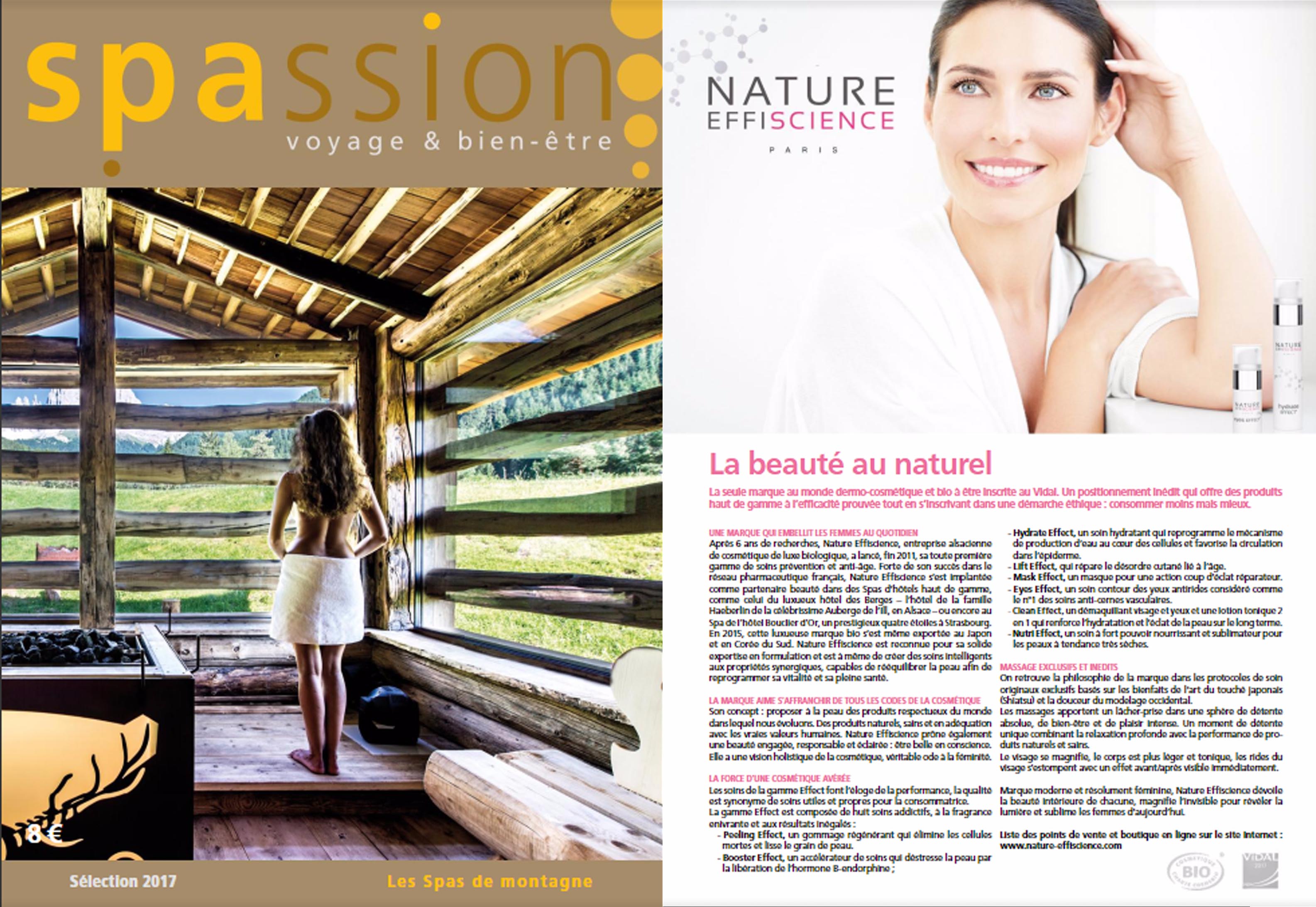 Nature Effiscience dans Spassion magazine